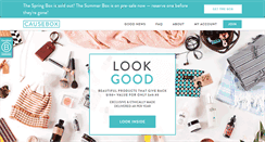Desktop Screenshot of causebox.com